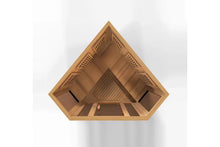 Load image into Gallery viewer, Maxxus 3-Person Corner Low EMF FAR Infrared Indoor Sauna