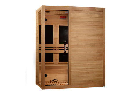 Golden Designs "Toscana" 3 Person Low EMF FAR IR Sauna (2026 Edition) (šŖNEW ITEM)