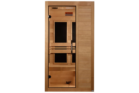 Golden Designs "Veneto" 1-2 Person Low EMF FAR IR Sauna (2026 Edition) (šŖNEW ITEM)