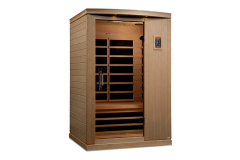 Golden Designs "Venice Elite" 2-Person Ultra Low EMF FAR Infrared Sauna