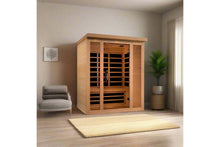 Load image into Gallery viewer, Golden Designs "Vila Elite" 3-Person Ultra Low EMF FAR Infrared Sauna