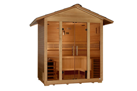 Golden Designs "Vorarlberg" 5-Person Traditional Outdoor Sauna