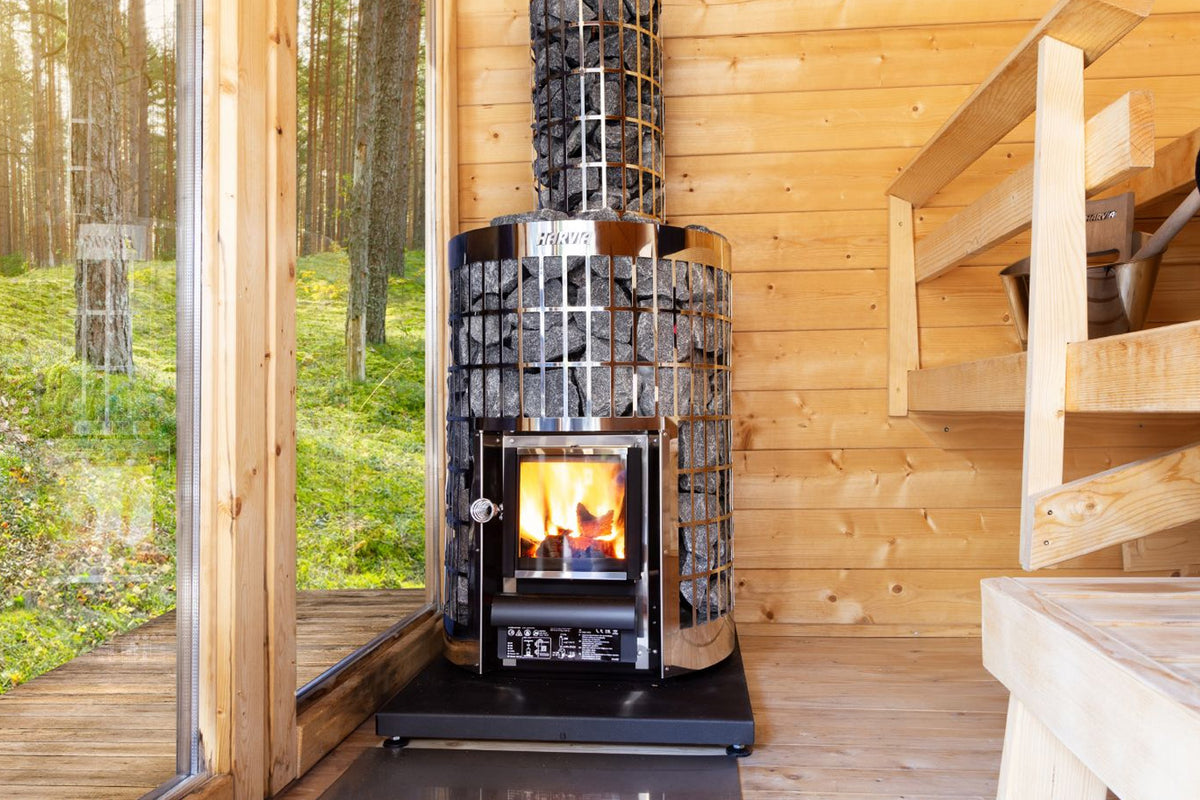 Harvia Cilindro 16 Wood-Burning Sauna Stove Heater – 360 Fitness