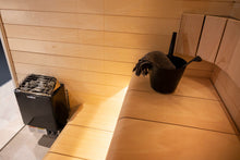 Load image into Gallery viewer, Harvia Click Sauna Pail & Ladle Plastic (Black)