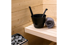 Load image into Gallery viewer, Harvia Click Sauna Pail & Ladle Plastic (Black)