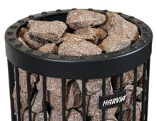Load image into Gallery viewer, Harvia Decorative White Rounded Sauna Heater Stones (5-10cm | 10kg Box)