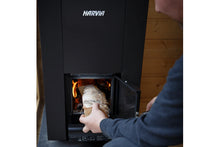 Load image into Gallery viewer, Harvia Linear 28 Wood-Burning Sauna Stove Heater (Black)