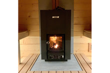 Load image into Gallery viewer, Harvia Linear 28 Wood-Burning Sauna Stove Heater (Black)