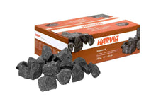 Load image into Gallery viewer, Harvia Olivine Diabase Sauna Heater Stones (5-10cm | 10-15cm | 20kg Box)