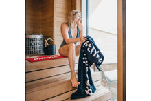 Load image into Gallery viewer, Harvia Sauna Towel (Black)