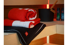 Load image into Gallery viewer, Harvia Sauna Towel (Black)