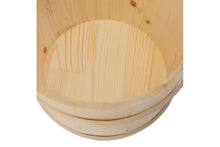 Load image into Gallery viewer, Harvia Wooden Sauna Pail & Ladle w/ Plastic Insert (3.5 Liter)