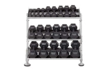 Load image into Gallery viewer, Hoist 36" 2-Tier Horizontal Dumbbell Rack w/ Optional 3-Tier (HF-5461-36)