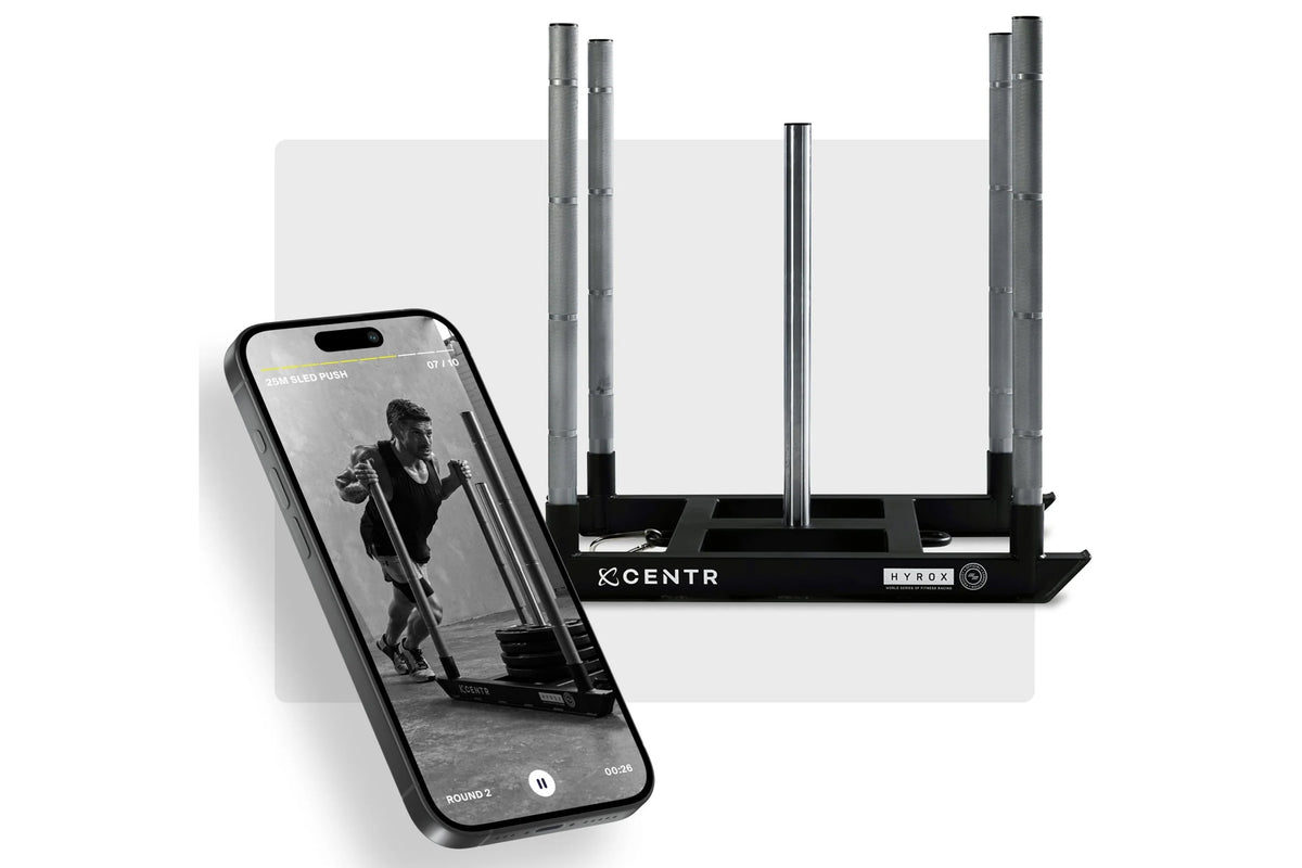 残り1セット パワースレッド & ロープHYROX 練習用セット　プレート無し HYROX Power Sled Plus Centr Coach Bundle – 360 Fitness Superstore