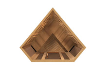 Load image into Gallery viewer, Maxxus "Avignon Edition" 3-Person Corner Near Zero EMF FAR Infrared Sauna