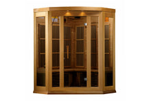 Load image into Gallery viewer, Maxxus "Avignon Edition" 3-Person Corner Near Zero EMF FAR Infrared Sauna