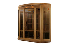Load image into Gallery viewer, Maxxus "Avignon Edition" 3-Person Corner Near Zero EMF FAR Infrared Sauna