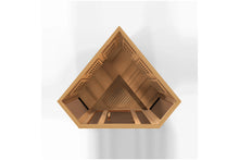 Load image into Gallery viewer, Maxxus "Avignon Edition" 3-Person Corner Near Zero EMF FAR Infrared Sauna