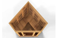 Load image into Gallery viewer, Maxxus 3-Person Corner Low EMF FAR Infrared Indoor Sauna