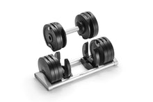 Load image into Gallery viewer, NÜOBELL 100lb Adjustable Dumbbells (Matte Black) (🪂NEW ITEM!)