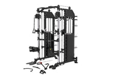 Load image into Gallery viewer, Warrior 801 All-in-One Functional Pro Power Rack Trainer Cable Crossover Home Gym w/ Smith Machine (DEMO)
