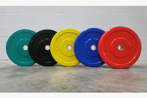Warrior Olympic Color Bumper Plate Set (230lbs)