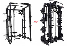 Load image into Gallery viewer, Warrior Freestanding Folding Cable Pulley Power Rack