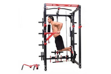 Load image into Gallery viewer, Warrior Freestanding Folding Cable Pulley Power Rack