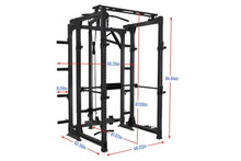 Load image into Gallery viewer, Warrior Freestanding Folding Cable Pulley Power Rack