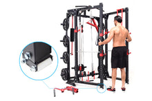 Load image into Gallery viewer, Warrior Freestanding Folding Cable Pulley Power Rack