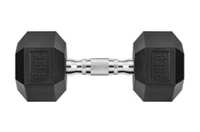 Load image into Gallery viewer, Warrior Rubber Hex Dumbbells (π FALL CLEARANCE SALE - $1.79/lb)