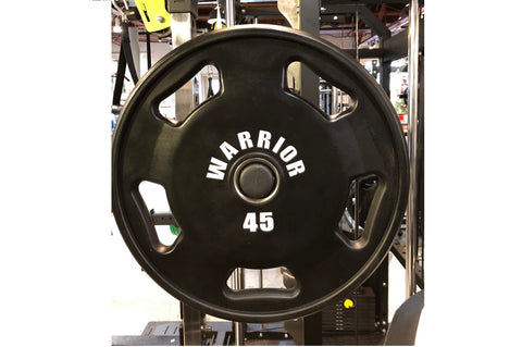 Warrior Urethane Grip Olympic Bumper Plates ($3.79/lb)