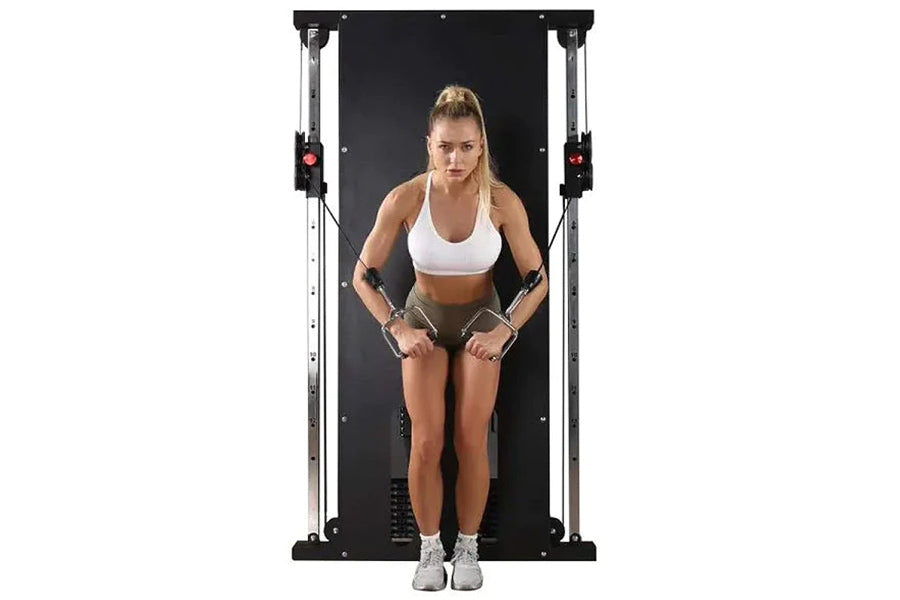 Warrior Wall Mounted Cable Pulley Home Gym System (Two Stack