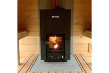 Load image into Gallery viewer, Harvia Linear 16 Wood-Burning Sauna Stove Heater (Black)