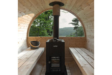 Load image into Gallery viewer, Harvia Linear 16 Wood-Burning Sauna Stove Heater (Black)