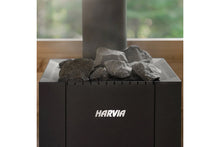 Load image into Gallery viewer, Harvia Linear 16 Wood-Burning Sauna Stove Heater (Black)