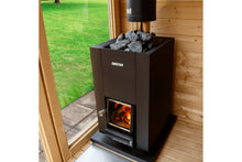 Load image into Gallery viewer, Harvia Linear 16 Wood-Burning Sauna Stove Heater (Black)