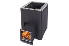 Load image into Gallery viewer, Harvia Pro 20 SL Wood-Burning Sauna Stove Heater with Extended Throat (Black)