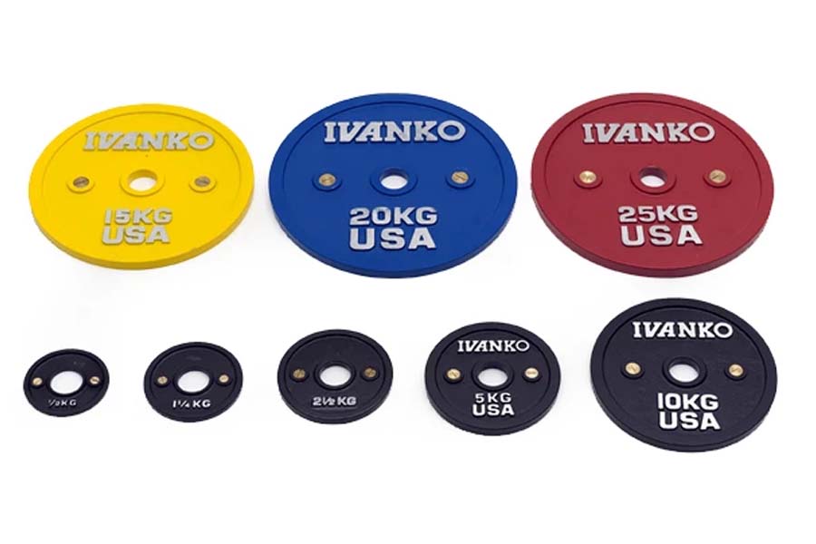 Ivanko Color Bumper Plates – 360 Fitness Superstore