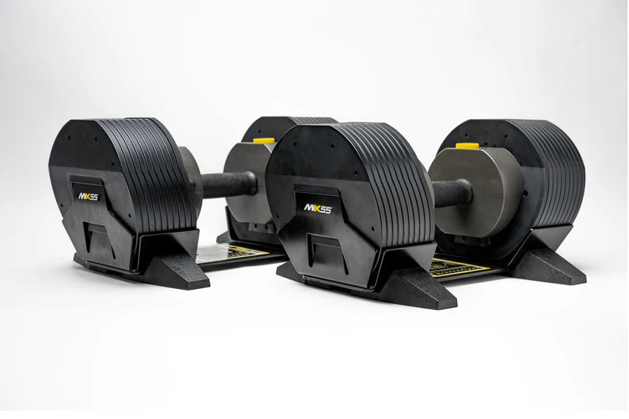 Mx select adjustable dumbbells mx55 with stand on sale