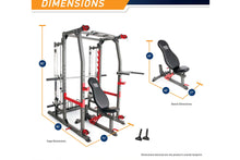 Load image into Gallery viewer, Marcy Pro Smith Machine Home Gym Training System Cage (SM-4903)
