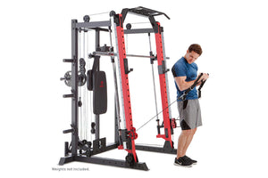 Marcy Smith Machine / Cage System with Pull-Up Bar and Landmine Station (SM-4033)
