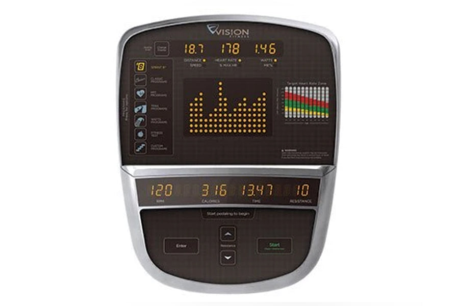 Vision u70 upright bike 2025