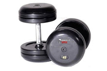 Load image into Gallery viewer, Warrior Rubber Encased Fixed Pro-Style Dumbbells
