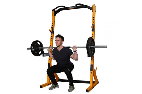 Powertec WorkBench Half Rack (Yellow)