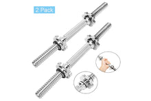 Load image into Gallery viewer, Warrior Hex Bolt Chrome Dumbbell Handles