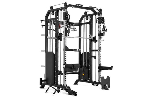 Warrior 801 All-in-One Functional Trainer Cable Crossover Home Gym w/ Smith Machine