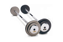 Load image into Gallery viewer, Warrior Pro-Style Cast-Iron Plate Barbells
