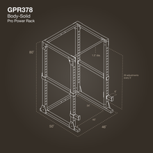 Load image into Gallery viewer, Body-Solid  Pro Power Rack (GPR378)
