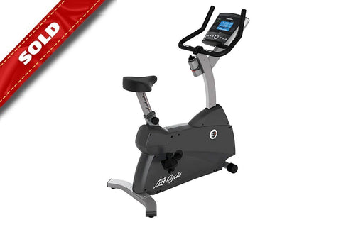 Life Fitness C1 Lifecycle Upright Exercise Bike **SOLD**